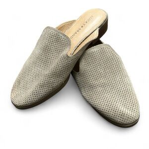Lucky Brand Perforated Slip-On Mules